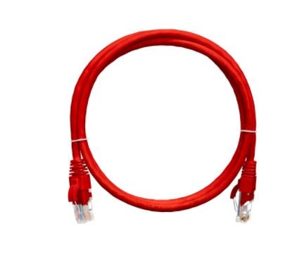 Фотография товара 'Nikomax Коммутационный шнур U/UTP 4 пары, Кат.5е (Класс D), 100МГц, 2хRJ45/8P8C, T568B, заливной, NMC-PC4UD55B-001-C-RD'