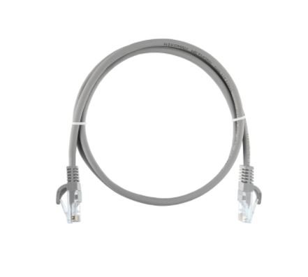 Фотография товара 'Nikomax Коммутационный шнур U/UTP 4 пары, Кат.5е (Класс D), 100МГц, 2хRJ45/8P8C, T568B, заливной, NMC-PC4UD55B-ES-030-C-GY'