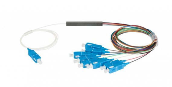 Фотография товара 'Nikomax Сплиттер планарный 1x8, одномодовый 9/125мкм, стандарта G657.A1, SC/UPC, миникорпус, NMF-SPP1X8A1-SCU-M'