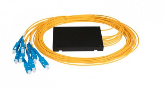 Фотография товара 'Nikomax Сплиттер планарный 1x8, одномодовый 9/125мкм, стандарта G657.A1, SC/UPC, стандартный корпус, NMF-SPP1X8A1-SCU-B'