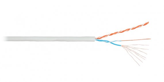 Фотография товара 'Nikomax Кабель U/UTP 2 пары, категория 5, внутренний, многожильный, 305м NKL 2010A-GY'