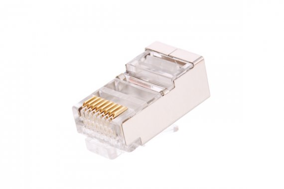 Фотография товара 'Nikomax Коннектор под витую пару, категория 6, универсальный, экранированный NMC-RJ88RZ50SE1-100'