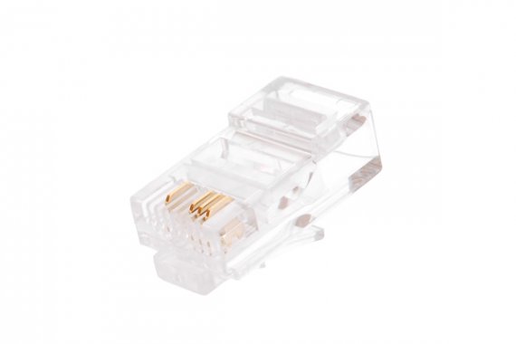 Фотография товара 'Nikomax Коннектор под витую пару, категория 5, под многожильный кабель, неэкранированный NMC-RJ84RE06UD1-100'