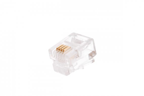 Фотография товара 'Nikomax Коннектор телефонный, категория 3, под многожильный кабель, неэкранированный NMC-RJ66RE06UC1-100'