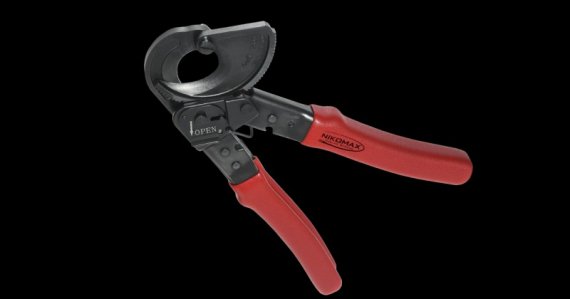 Фотография товара 'Nikomax Кусачки кабельные, храповые, для многопарных кабелей NMC-535'