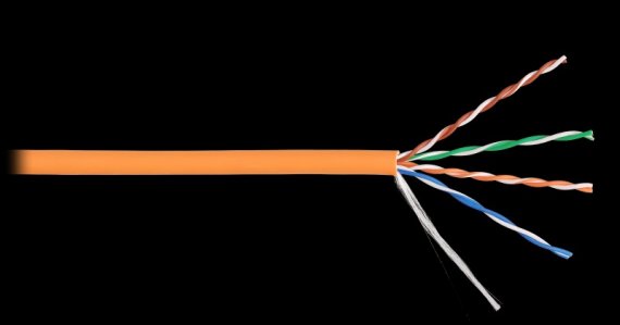 Фотография товара 'Nikomax Кабель U/UTP 4 пары, категория 5e, одножильный, внутренний, 305м NKL 9100C-BL'