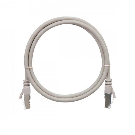 Фотография товара 'Nikomax Коммутационный шнур F/UTP 4 пары, категория 5е, 3м NMC-PC4SD55B-030-C-GY'