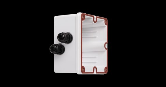 Фотография товара 'Nikomax Корпус настенной розетки, 2 порта, под модули-вставки Keystone, со шторками NMC-MB2P-IS-MT'