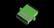 Nikomax Адаптер волоконно-оптический, соединительный, одномодовый NMF-OA2SM-SCA-SCA-2