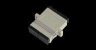 Nikomax Адаптер волоконно-оптический, соединительный, многомодовый NMF-OA2MM-SCU-SCU-2