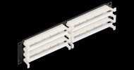 Nikomax Коммутационная панель 110 типа, 19, 2U, 200 пар NMC-RB110-200