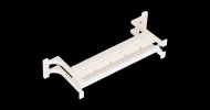 Nikomax Настенный блок 110 типа, 50 пар, с ногами и cъемной этикеткой NMC-CB110-50L