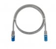 Nikomax Коммутационный шнур U/UTP 4 пары, Кат.6 (Класс E), 250МГц, 2хRJ45/8P8C, T568B, заливной, с защитой защелки, многожильный, NMC-PC4UE55B-ES-010-C-GY