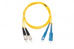 Nikomax Шнур оптический переходной, SM 9/125, SC/UPC-FC/UPC, PVC, D2.0мм, 3м NMF-PC2S2A2-SCU-FCU-003