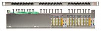 Nikomax Патч-панель 19, 0,5U, 24 порта, категория 6, RJ45/8P8C, 110/KRONE, T568A/B, полный экран NMC-RP24SE2-HU-MT