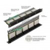 Nikomax Патч-панель 19, 1U, телефонная, категория 3, RJ45/8P6C, 110/KRONE NMC-RP50UC3-1U-BK