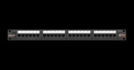 Nikomax Коммутационная панель 19, 1U, категория 5e, 100МГц, RJ45/8P8C, T568A/B NMC-RP24UD2-AN-1U-BK